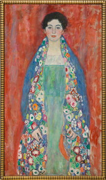 Gustav Klimt, Portrait of Fräulein Lieser, old frame (probably from 1925)