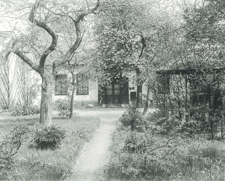 Außenansicht von Klimts Atelier in der Feldmühlgasse 11, 1918