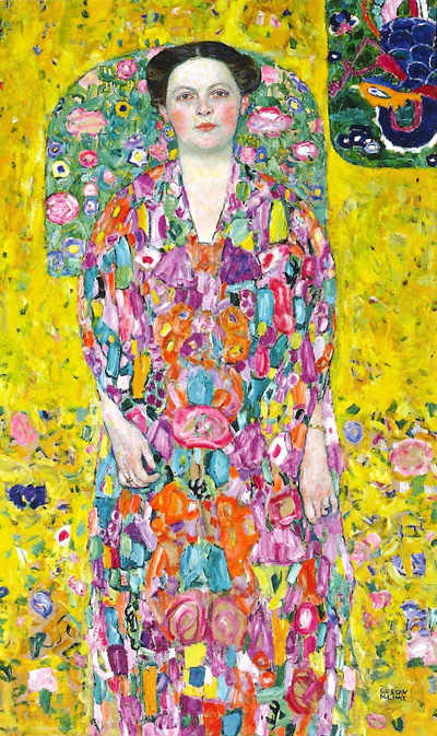 Gustav Klimt, Bildnis Eugenia (Mäda) Primavesi, 1913–1914, Municipal Museum of Art, Toyota
